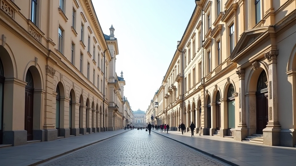 Gedimino prospekto architektūra, pastatai su ornamentais ir senovinėmis fasadais